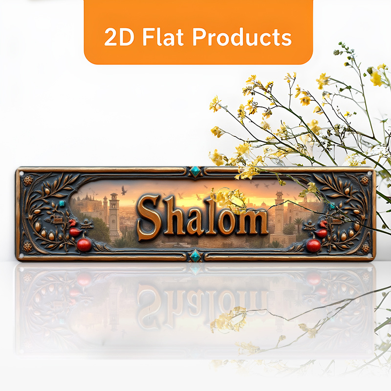 Art & Craft Hari Raya - Винтажная алюминиевая настенная табличка CIFBUY с