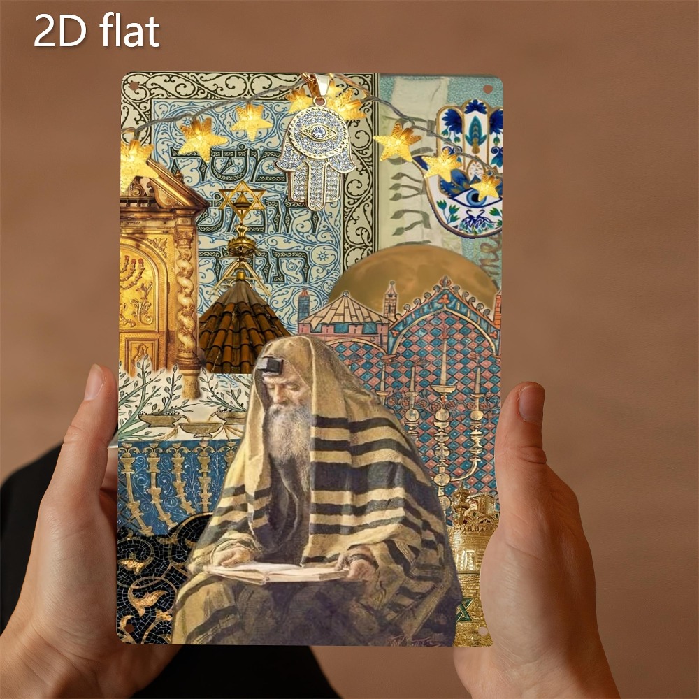 Art & Craft Hari Raya - Винтажная алюминиевая настенная табличка CIFBUY с