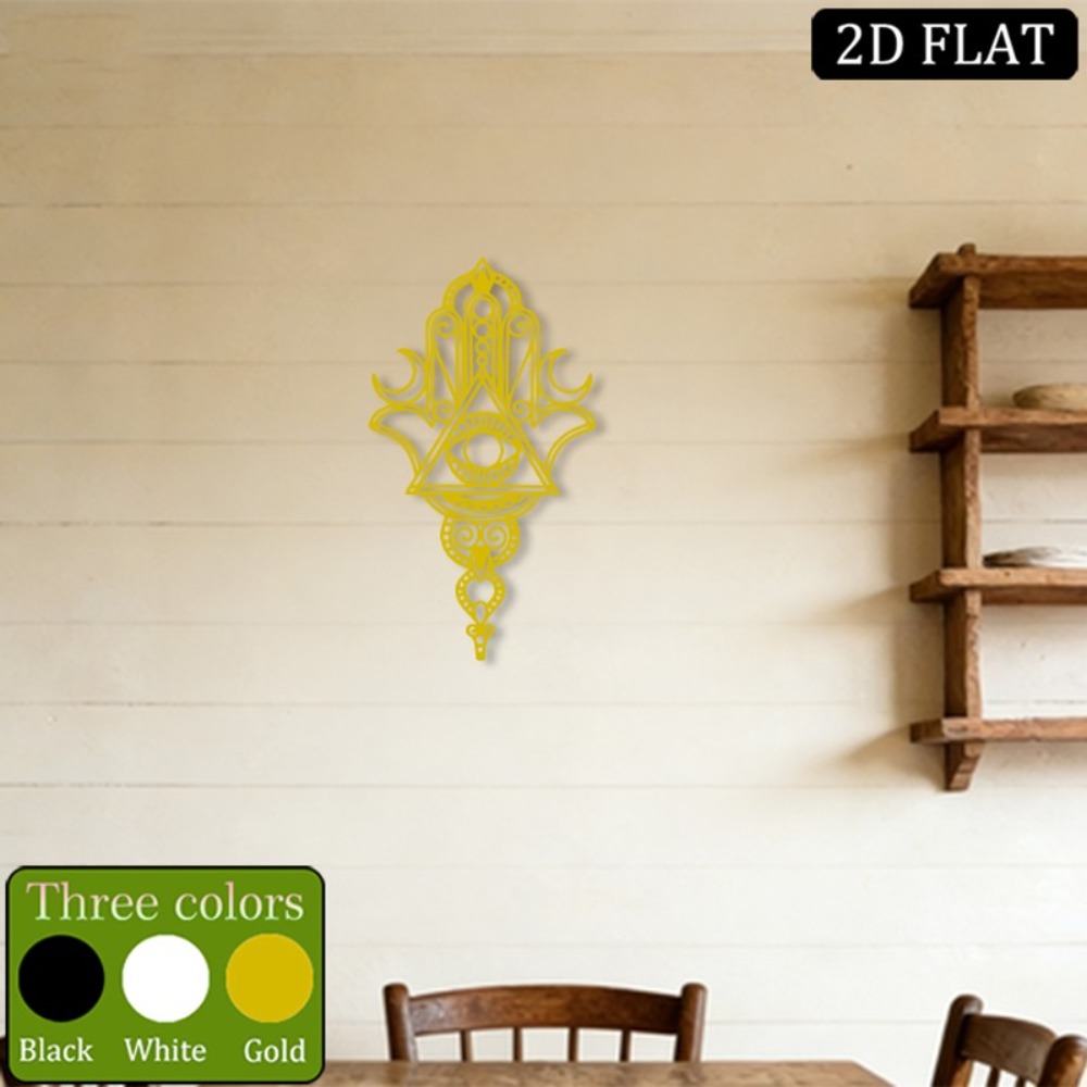 Art & Craft Hari Raya - CIFBUY Металлическое настенное украшение Хамса, Защита