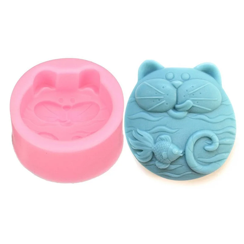 Art Craft Cat - 1 шт., антипригарная силиконовая форма, 3D
