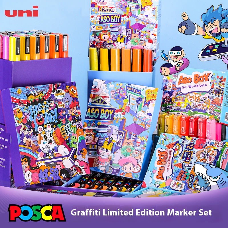 Art Craft Doodle - Маркер UNI POSCA Graffiti Limited, 1