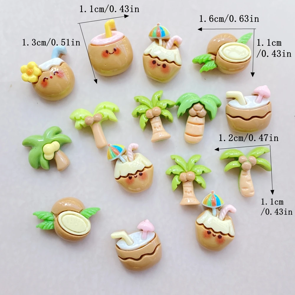 20 шт., милый мультяшный кокос – обзор и цена Art Craft Tree