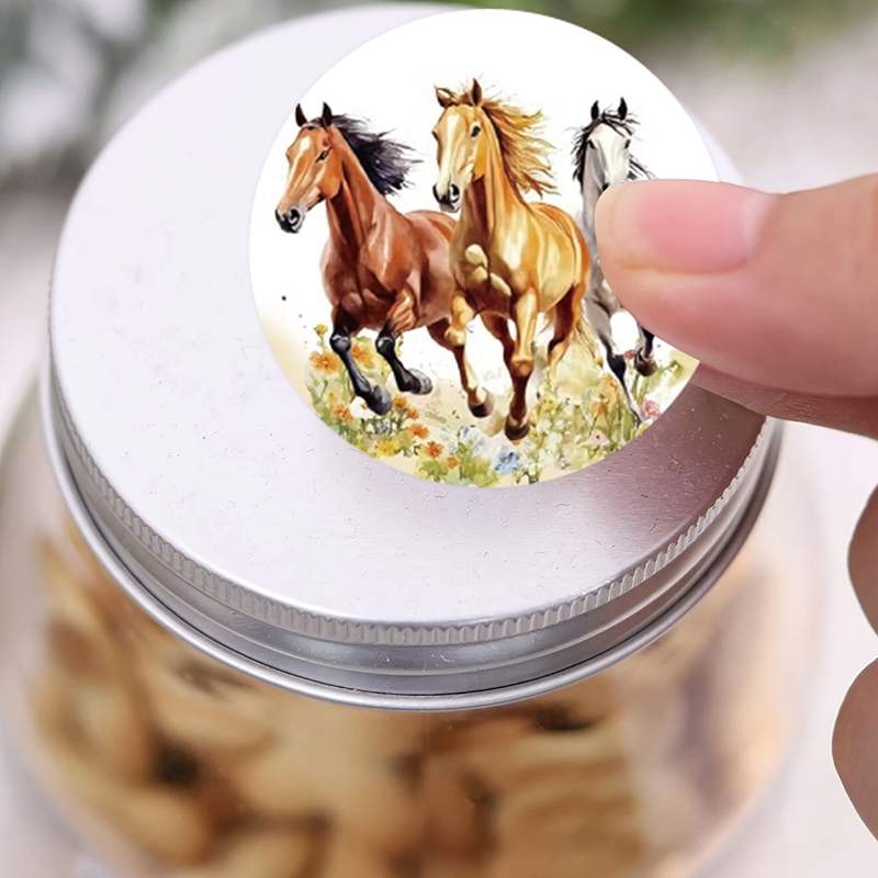 500 шт./рулон, наклейки с лоша – обзор и цена Art Craft Items