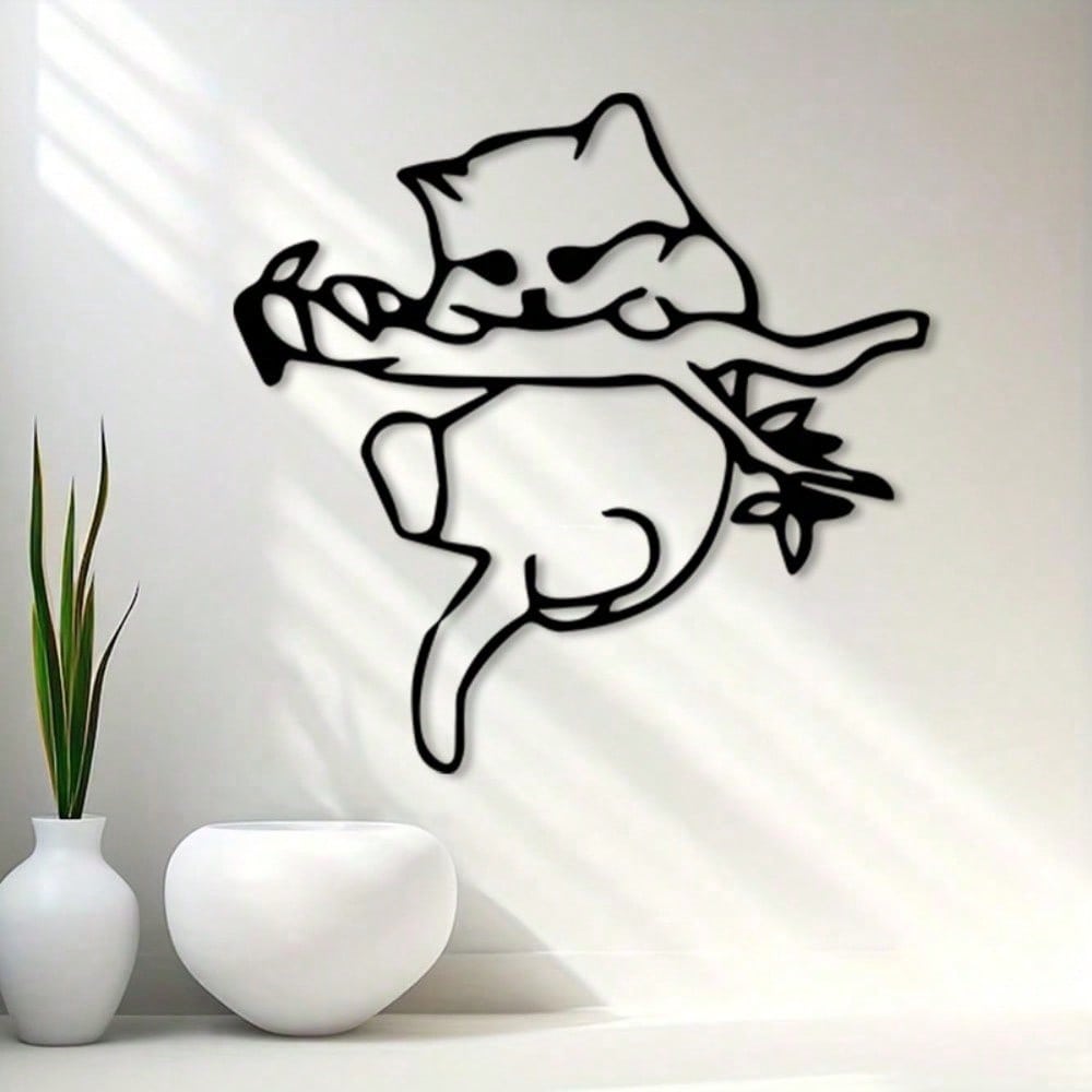 CIFBUY Винтажная металлическая – обзор и цена Art Craft Cat