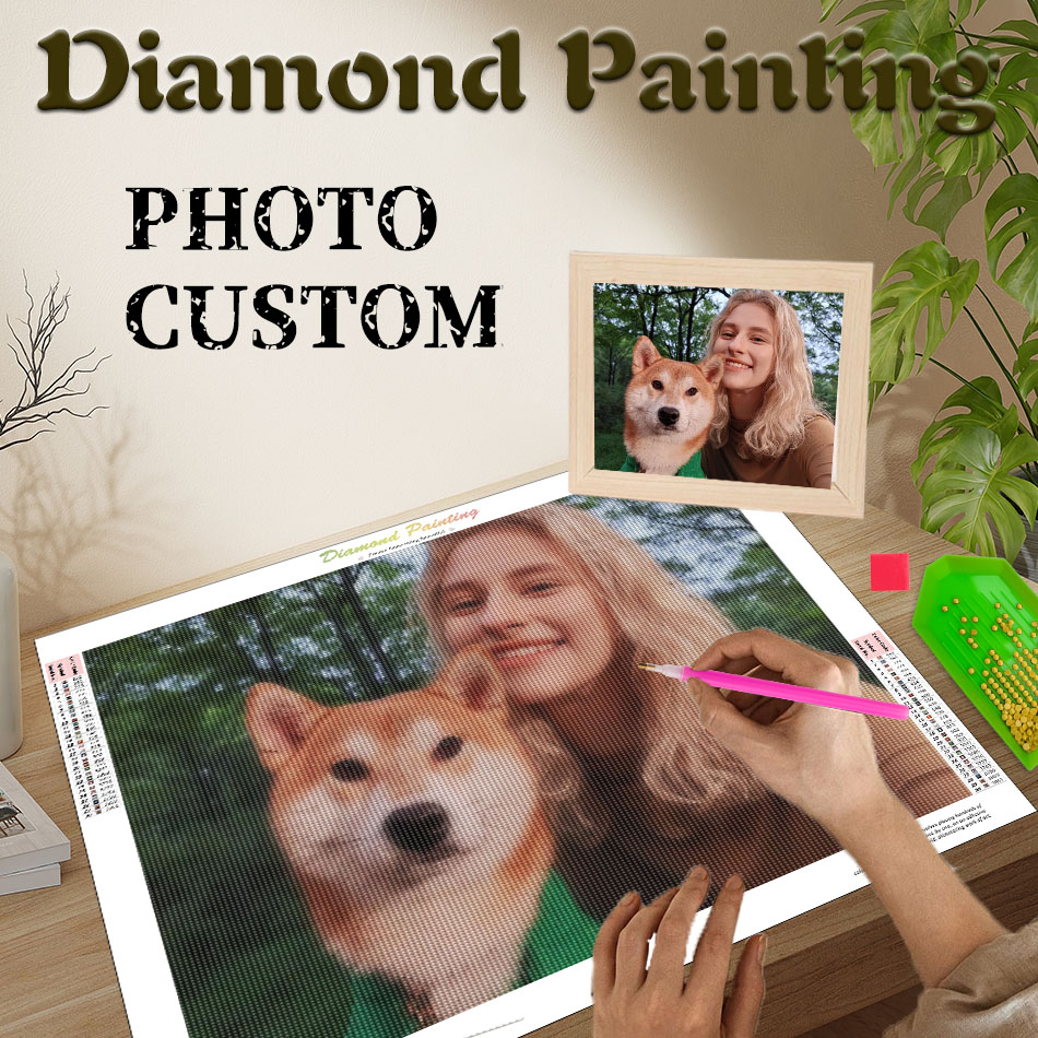 Алмазная мозаика с фото на зак – обзор и цена Unique Art Craft