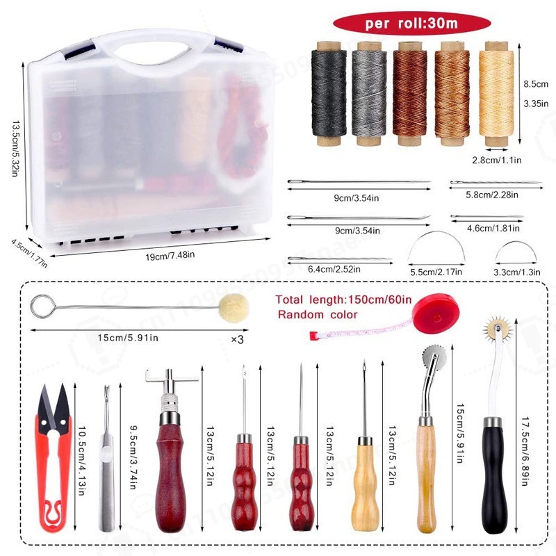 Набор для ручного шитья и рабо – обзор и цена Leather Tooling Kit