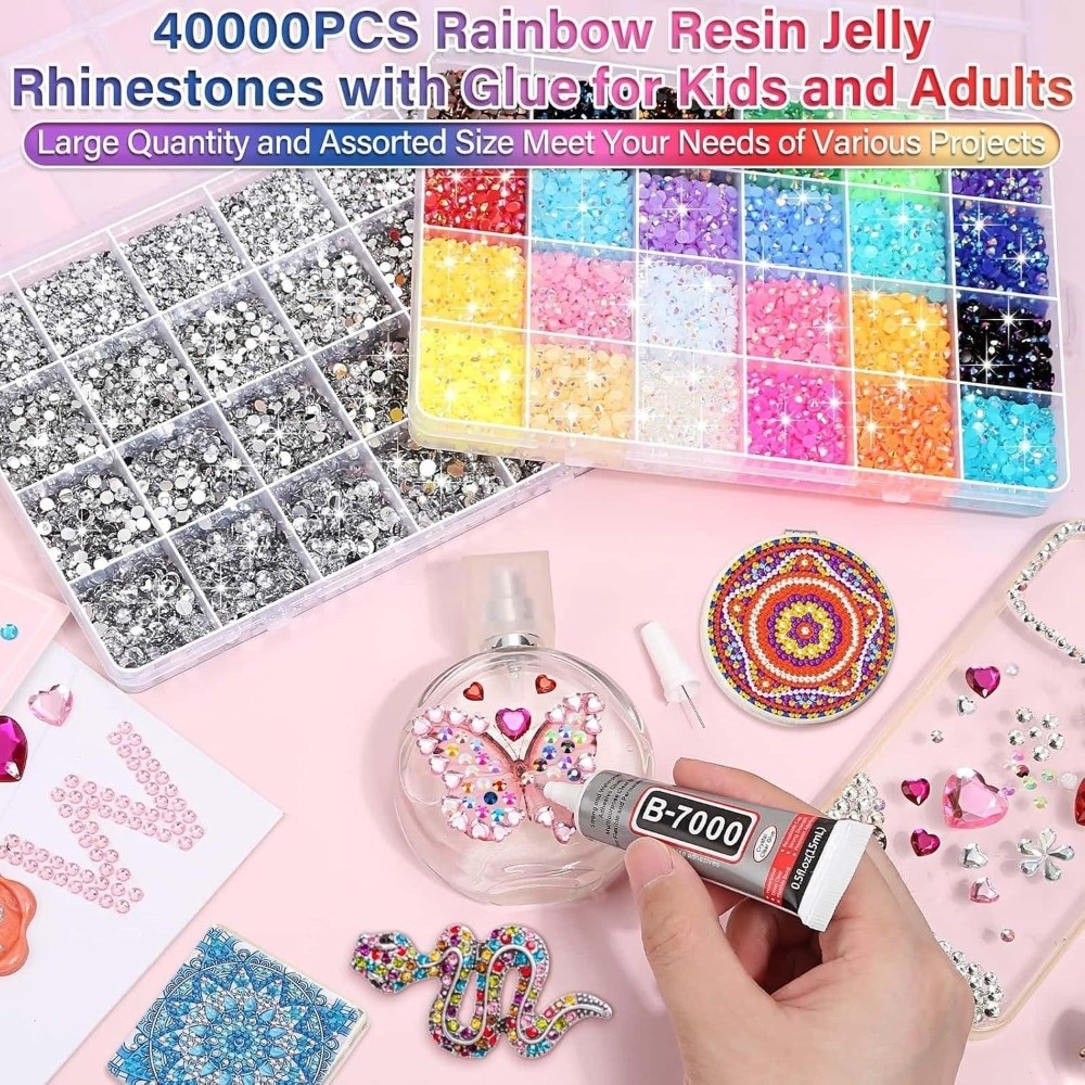 Набор разноцветных страз из см – обзор и цена Art Craft Items