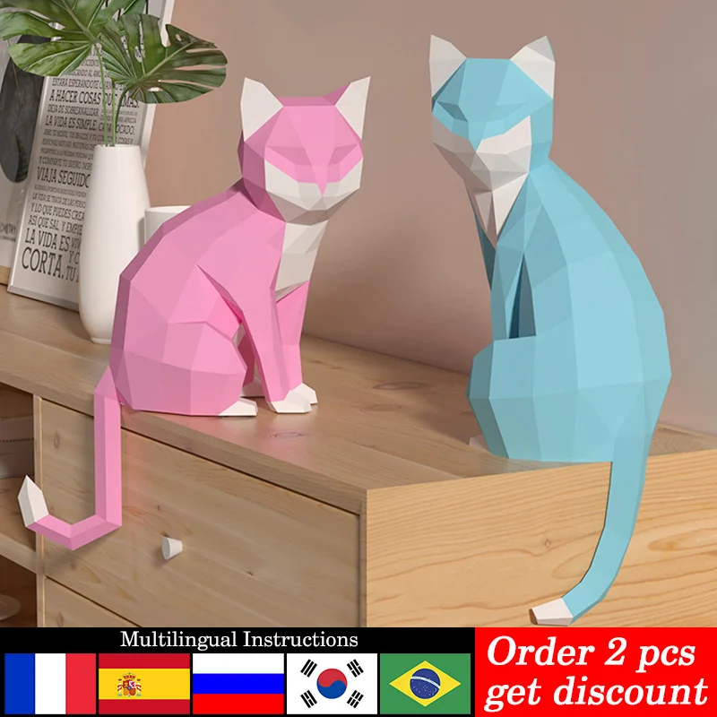1 пара украшений в виде кошек  – обзор и цена Art Craft Cat