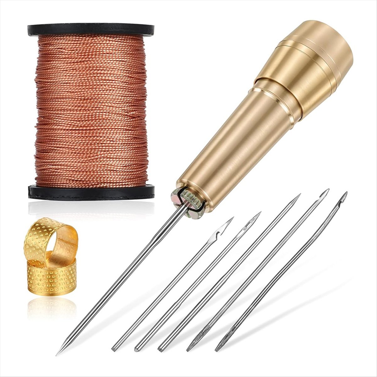 9 шт. набор шило для шитья кож – обзор и цена Leather Tooling Kit