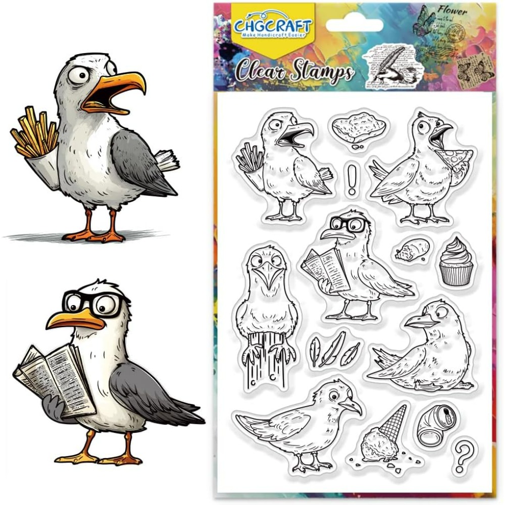 Прозрачные штампы «Чайка», про – обзор и цена Artwork Craft