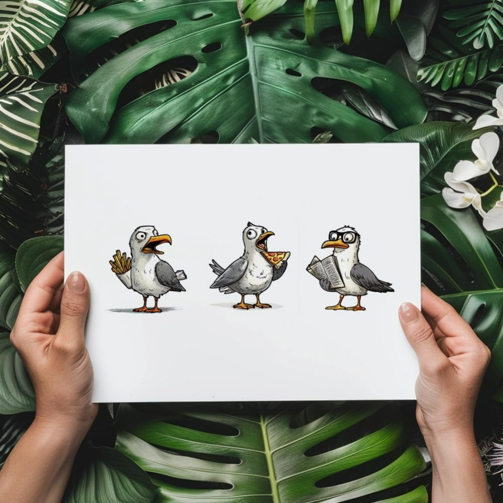 Прозрачные штампы «Чайка», про – обзор и цена Artwork Craft