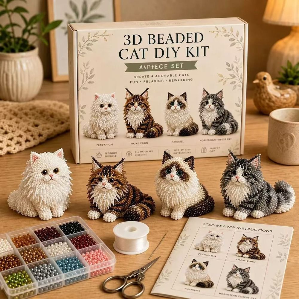 Набор для вышивания бисером св – обзор и цена Art Craft Cat